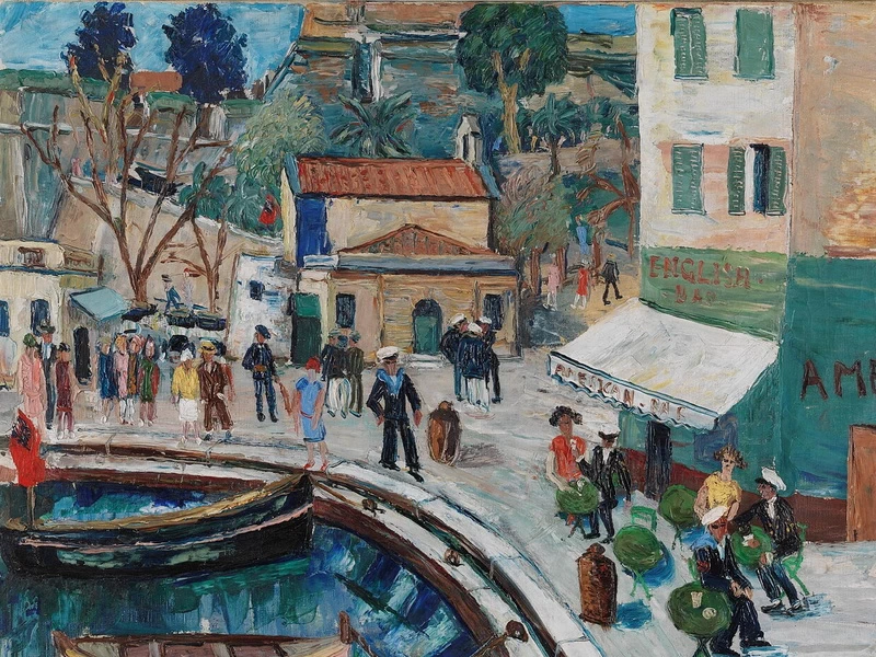 1894-Lucien Genin - Il porto di Villefranche - Collezione del Centre Georges Pompidou